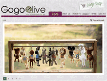 Tablet Screenshot of gogo-olive.com